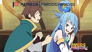 Aqua pays for her l. manga porn