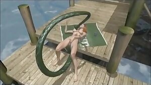 Horny Animated Chick Gets Monster Fucked